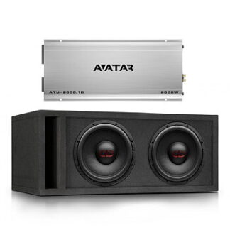 DD Audio 2x10" 610 Amp + Avatar